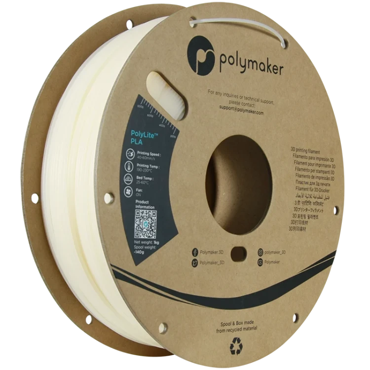Polymaker PolyLite PLA Glow Blue 1kg