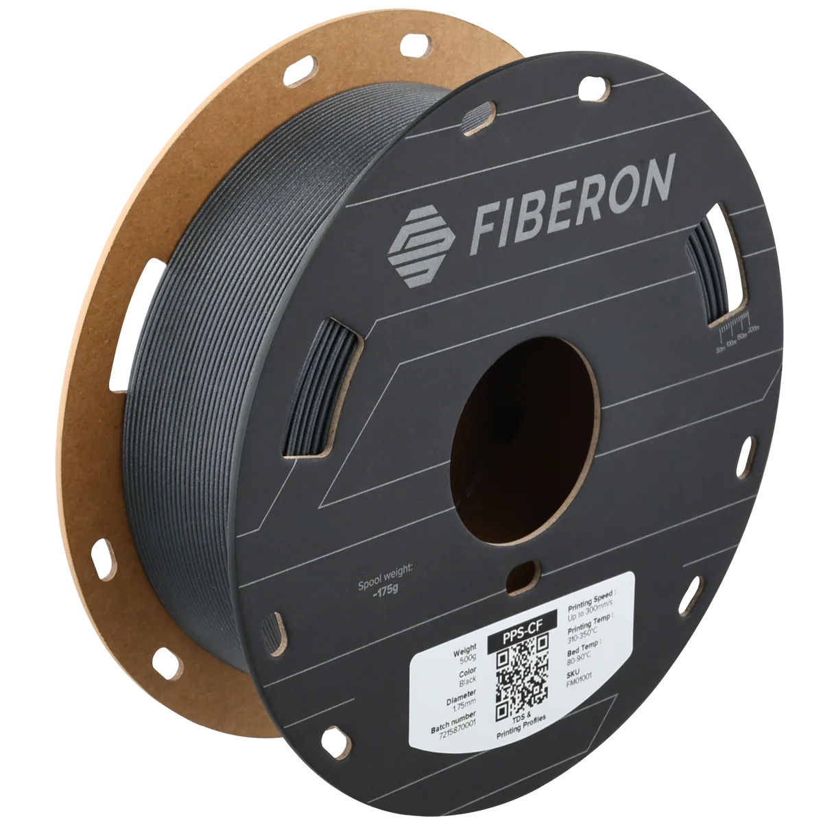 Polymaker Fiberon PPS-CF10 Czarny 0.5kg